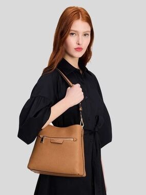 Kate Spade Pebble Leather Hudson Shoulder Bag